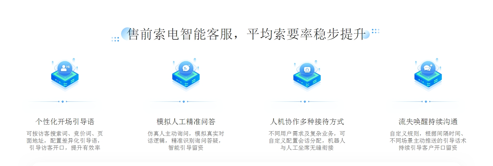 AI 客服機器人軟件有哪些-ai 問答機器人-昱新索電機器人 AI機器人客服 智能售前機器人 第3張